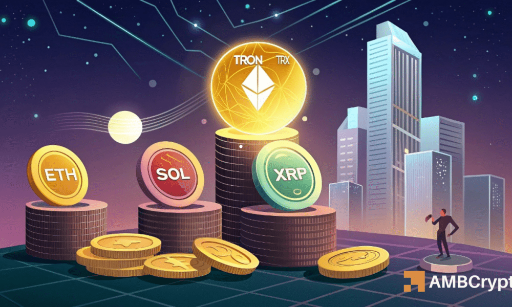 TRON 用户增长势头强劲，超越 ETH、SOL、XRP：这种增长能否持续？